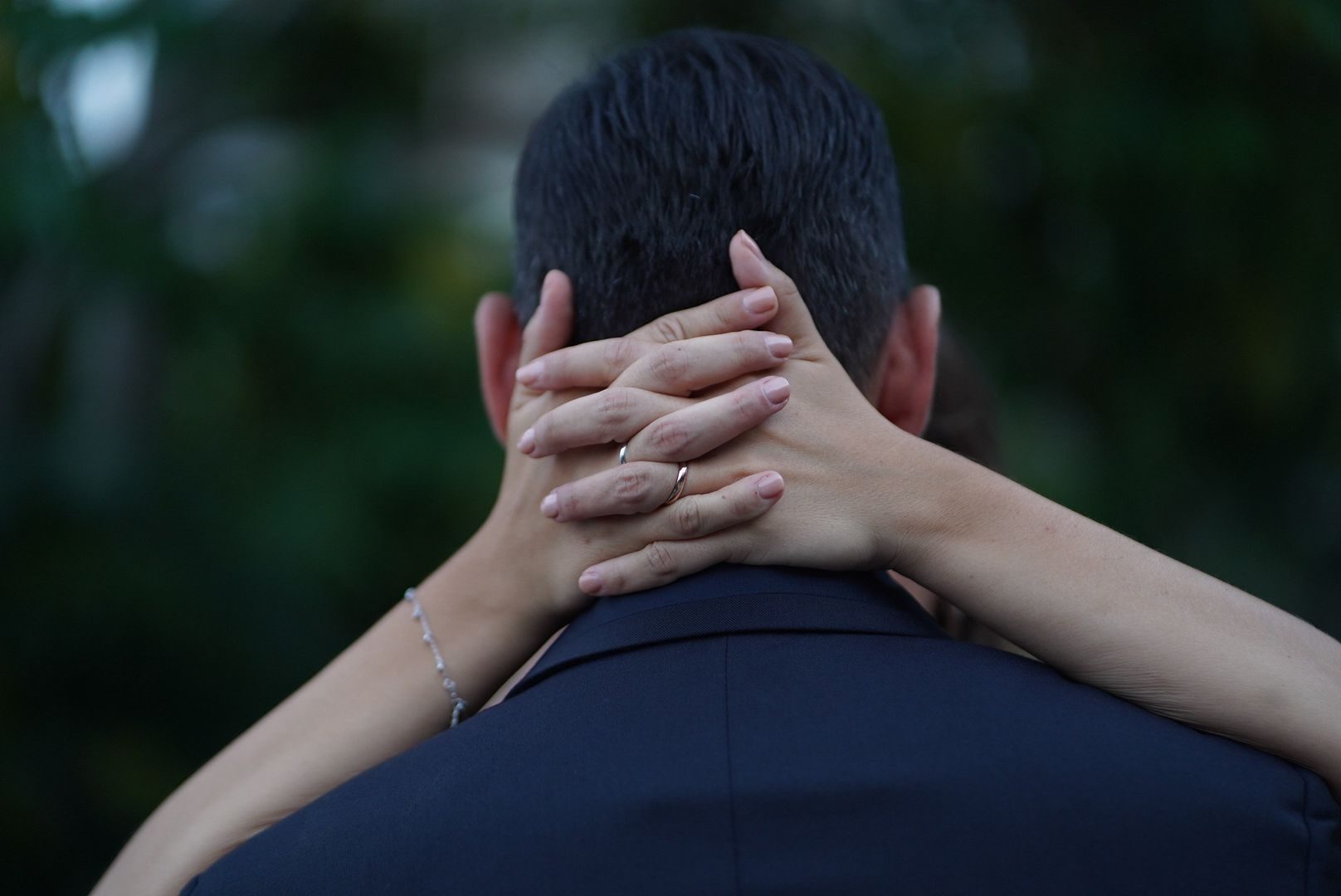Bride with Sicily panorama